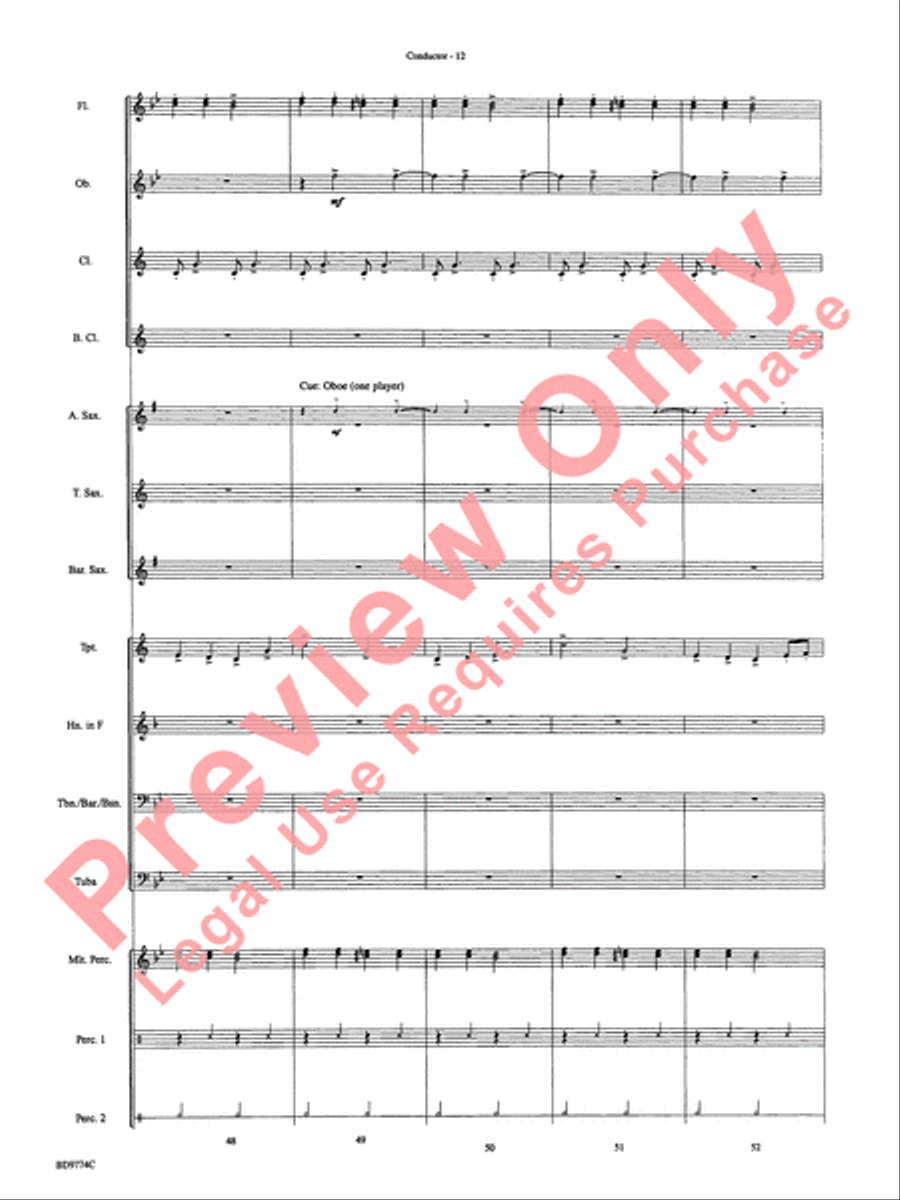March of the Magical Toys Concert Band scores gallery preview page 15
