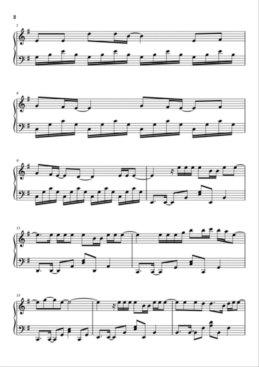 Animals Animals Piano Solo scores gallery preview page 2