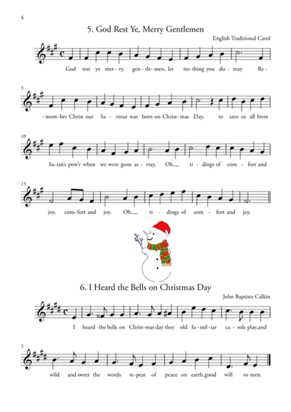 20 Easy Christmas Carols for CLARINET Bb image number null