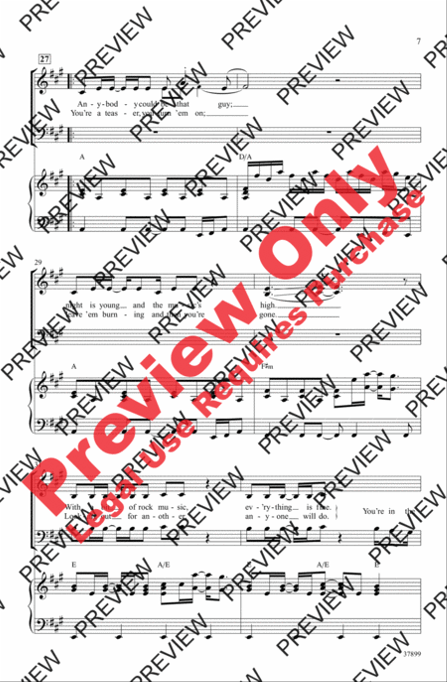 Dancing Queen 4-Part scores gallery preview page 7