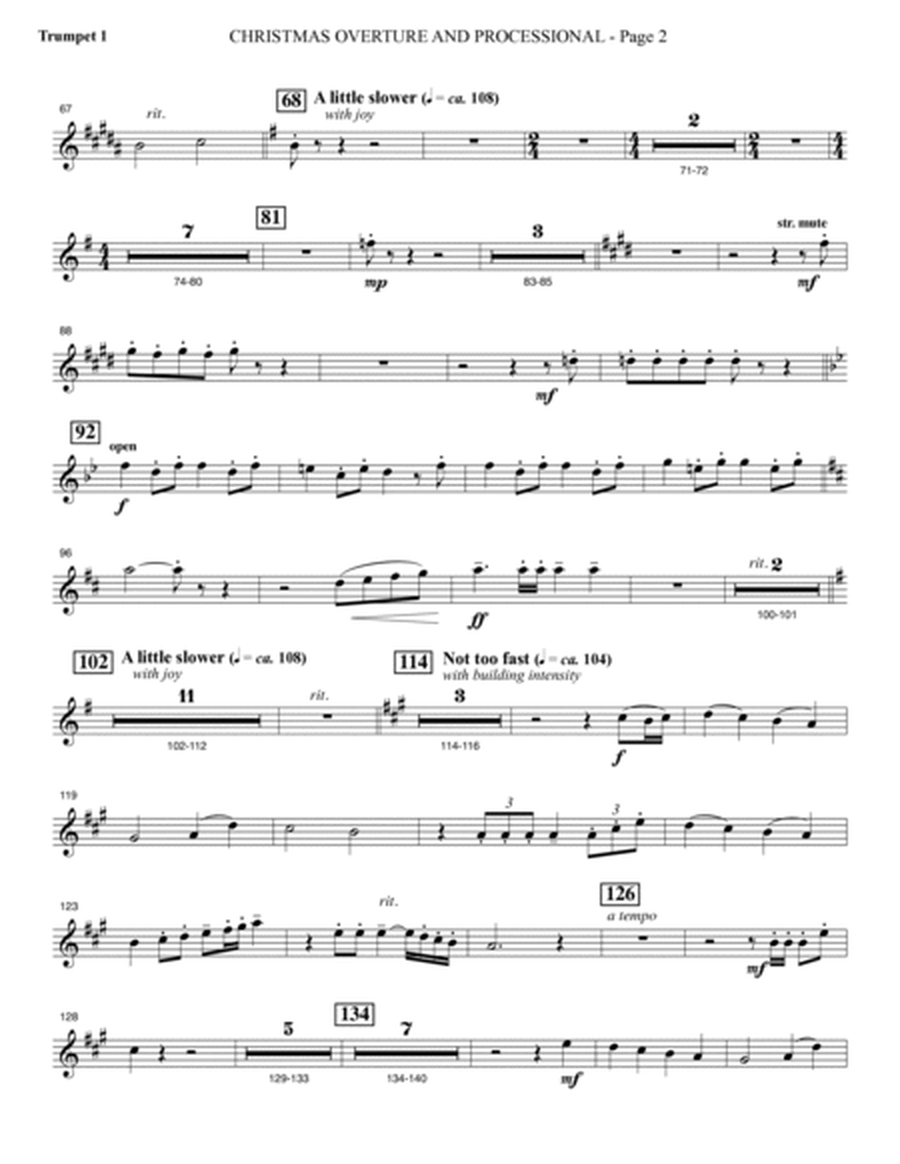 Let There Be Christmas Orchestration - Bb Trumpet 1