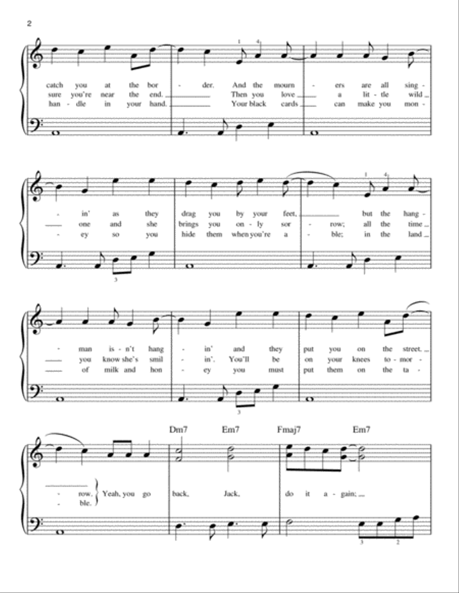 Do It Again Easy Piano scores gallery preview page 2