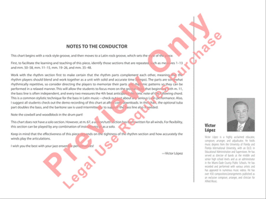 Rumble Bee Jazz Ensemble scores gallery preview page 3
