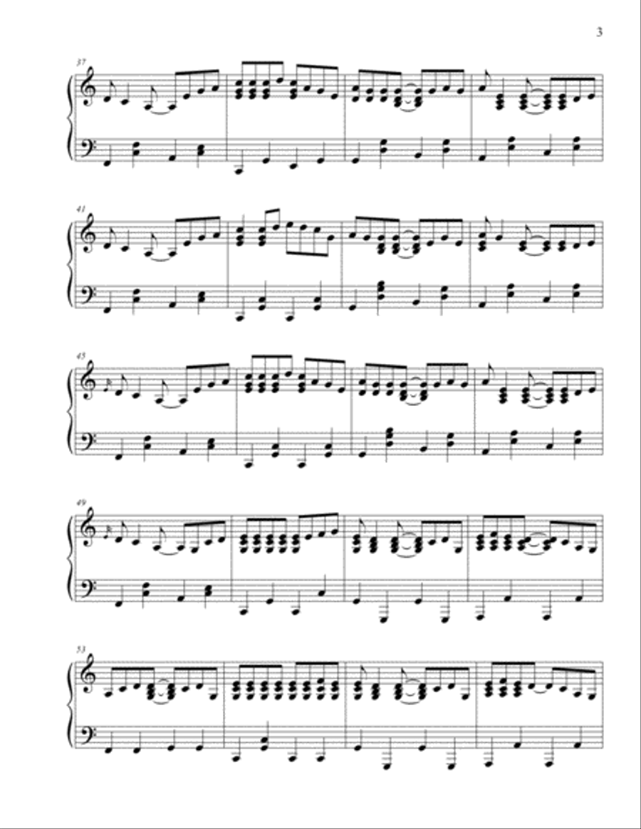 Love At First Note (sheet music for piano) Love At First Note (sheet music for piano) Piano Solo scores gallery preview page 3