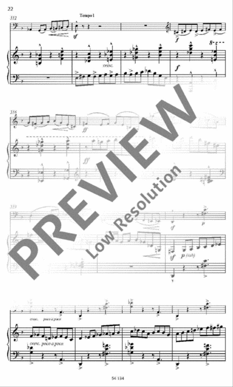 Jazz Sonata Piano Accompaniment scores gallery preview page 21