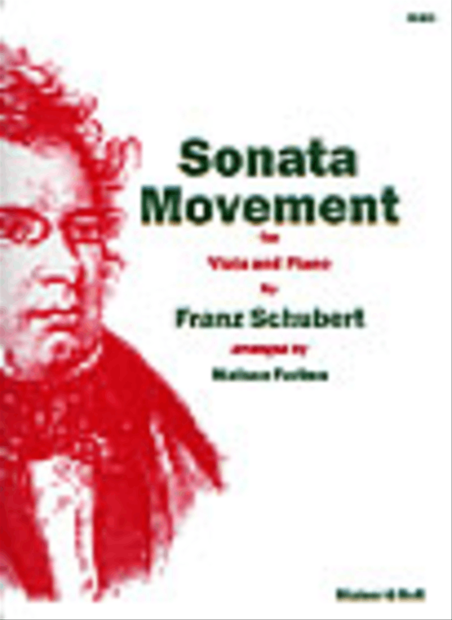 Sonata Movement arranged for Viola and Piano by Watson Forbes from String Trio in B flat (D.471) Piano Accompaniment scores gallery preview page 1