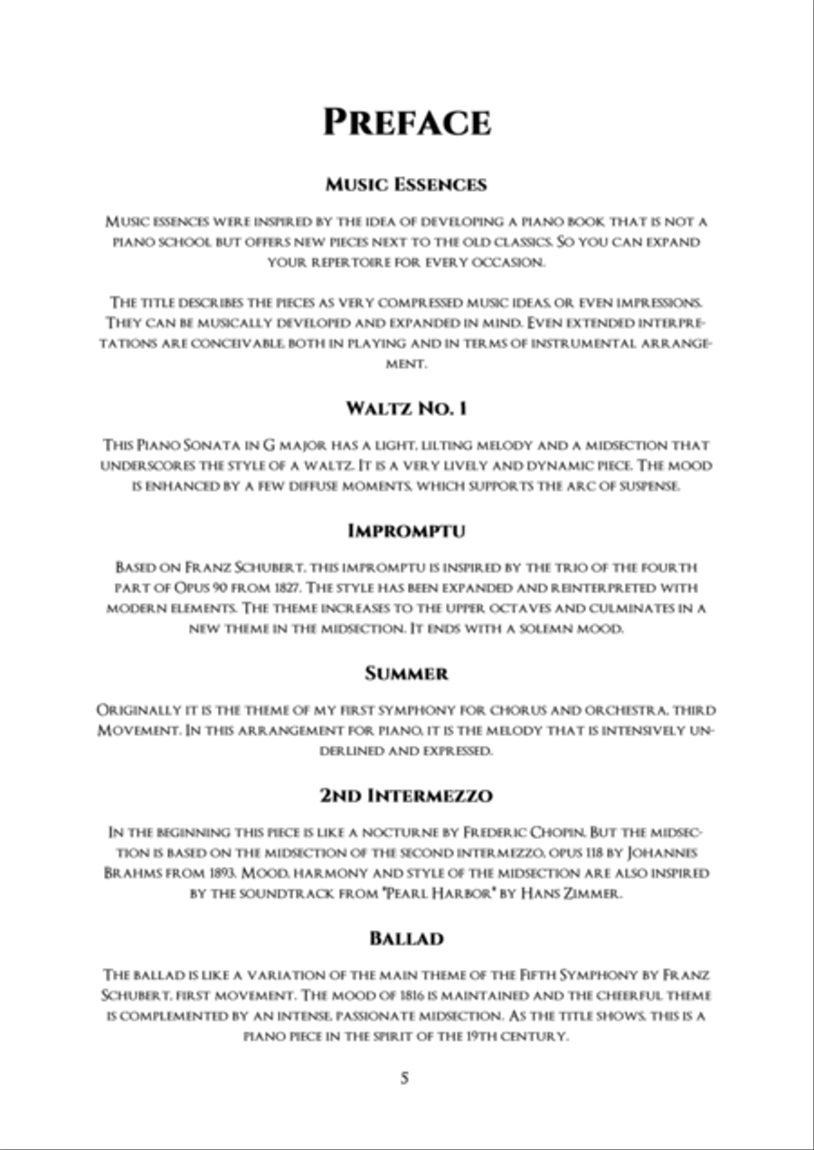 Music Essences Vol.2 - Romantic Piano Ballads Piano Method scores gallery preview page 6