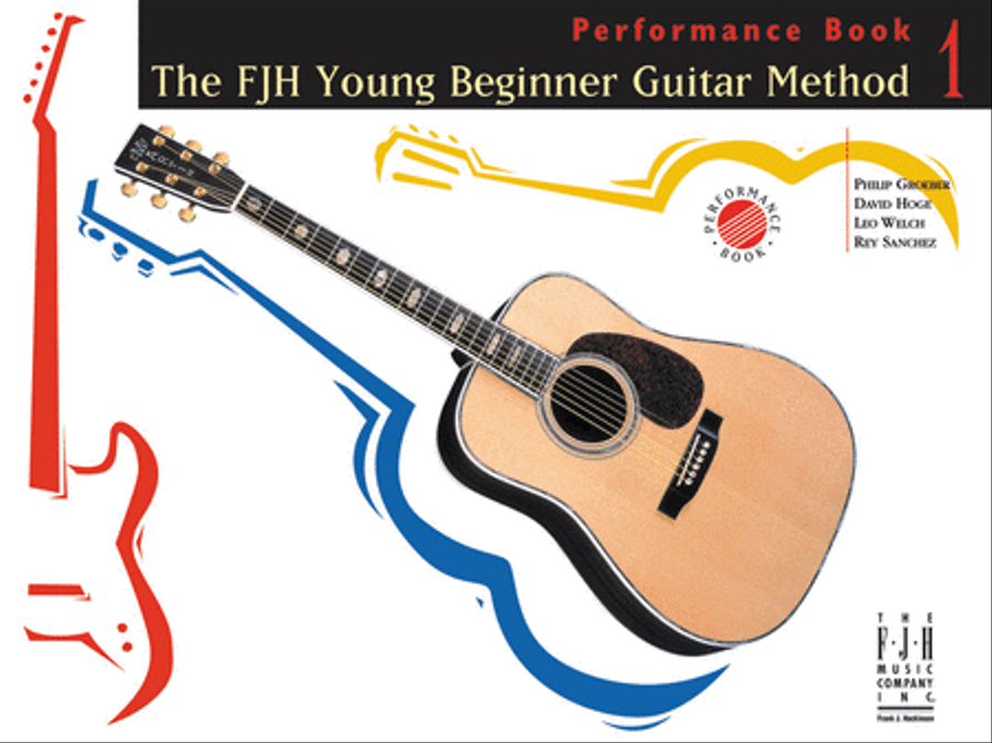 The FJH Young Beginner Guitar Method, Performance Book 1 Easy Guitar scores gallery preview page 1