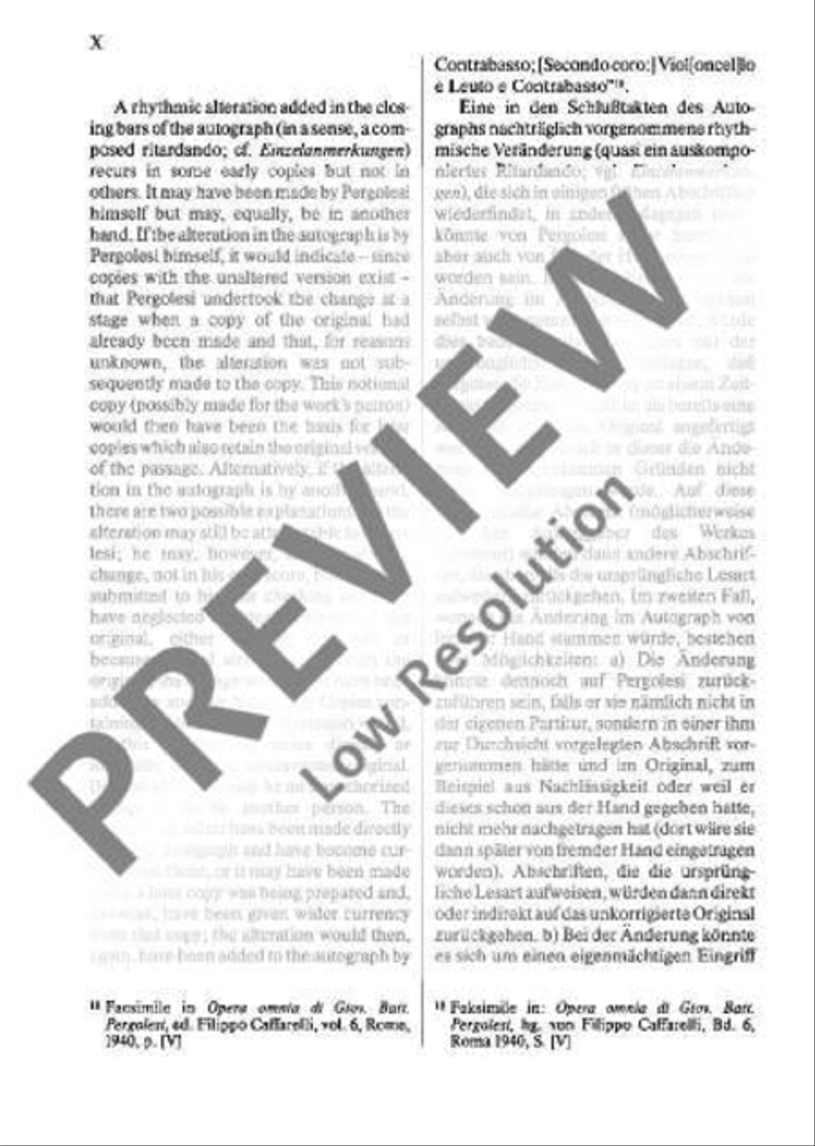Stabat Mater Basso Continuo scores gallery preview page 11