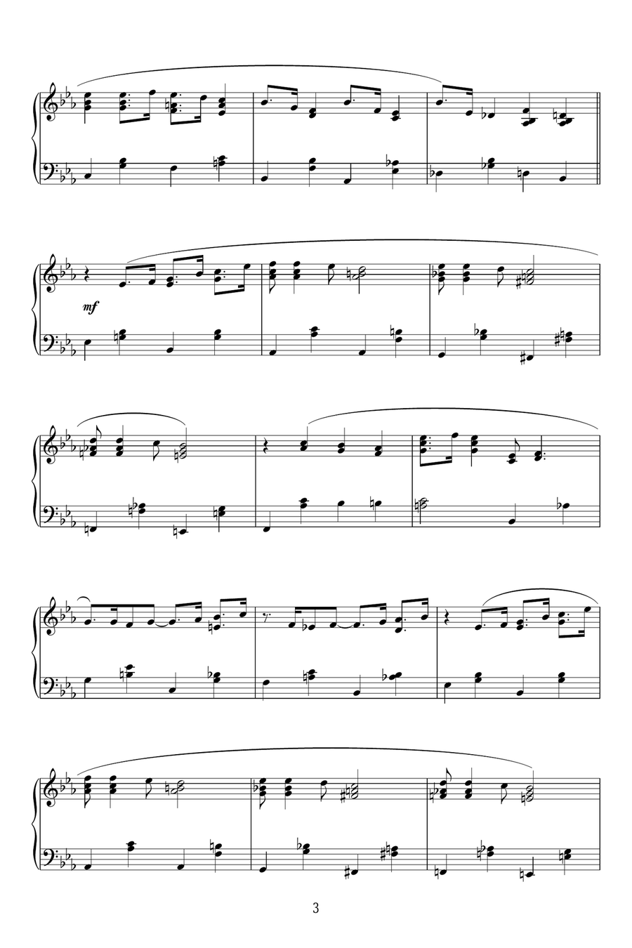 Someone To Watch Over Me (from Oh, Kay!) Piano Solo scores gallery preview page 3