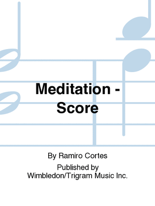 Meditation - Score