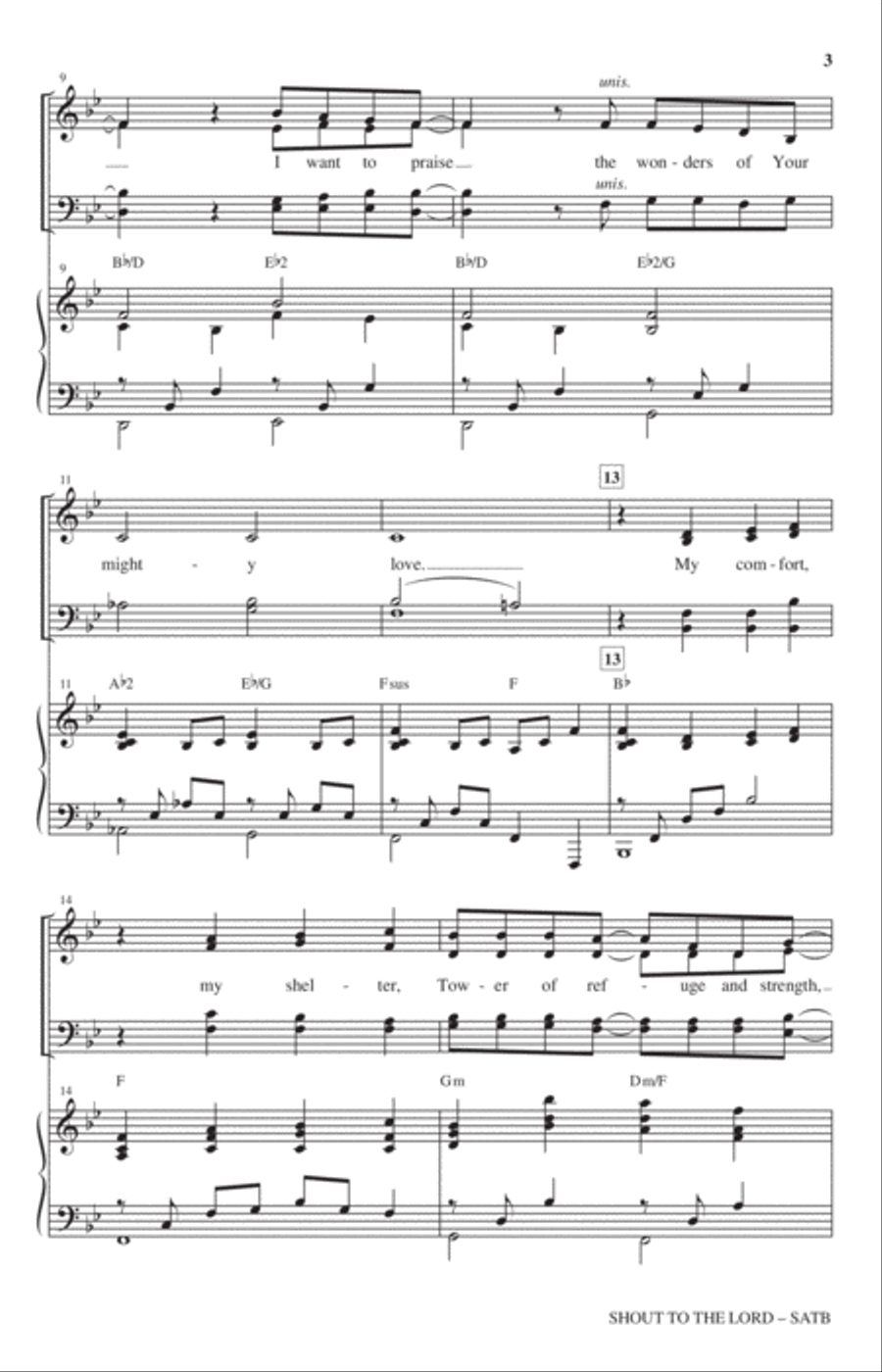 Shout To The Lord 4-Part scores gallery preview page 2