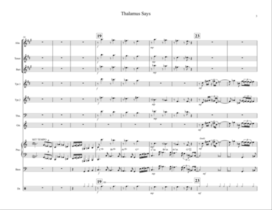 Thalamus Says Thalamus Says Jazz Ensemble scores gallery preview page 3