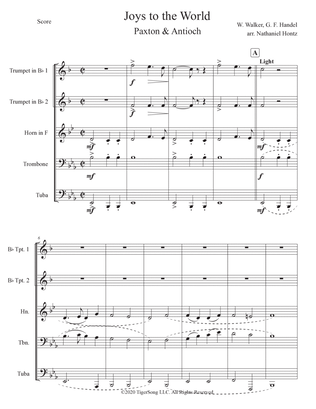 Joys to the World (for Brass Quintet)