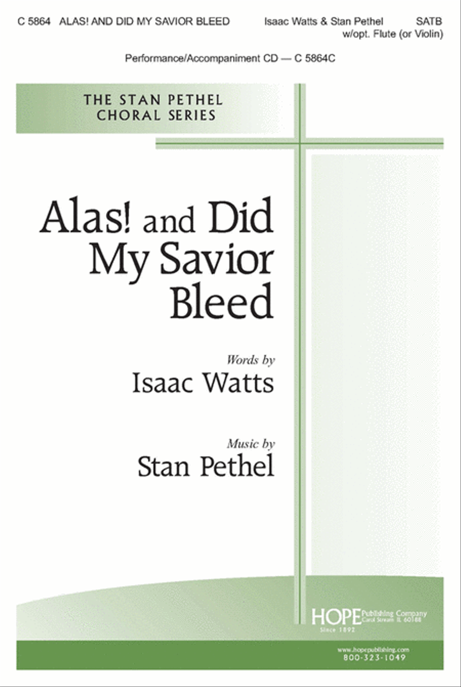 Alas! and Did My Savior Bleed 4-Part scores gallery preview page 1
