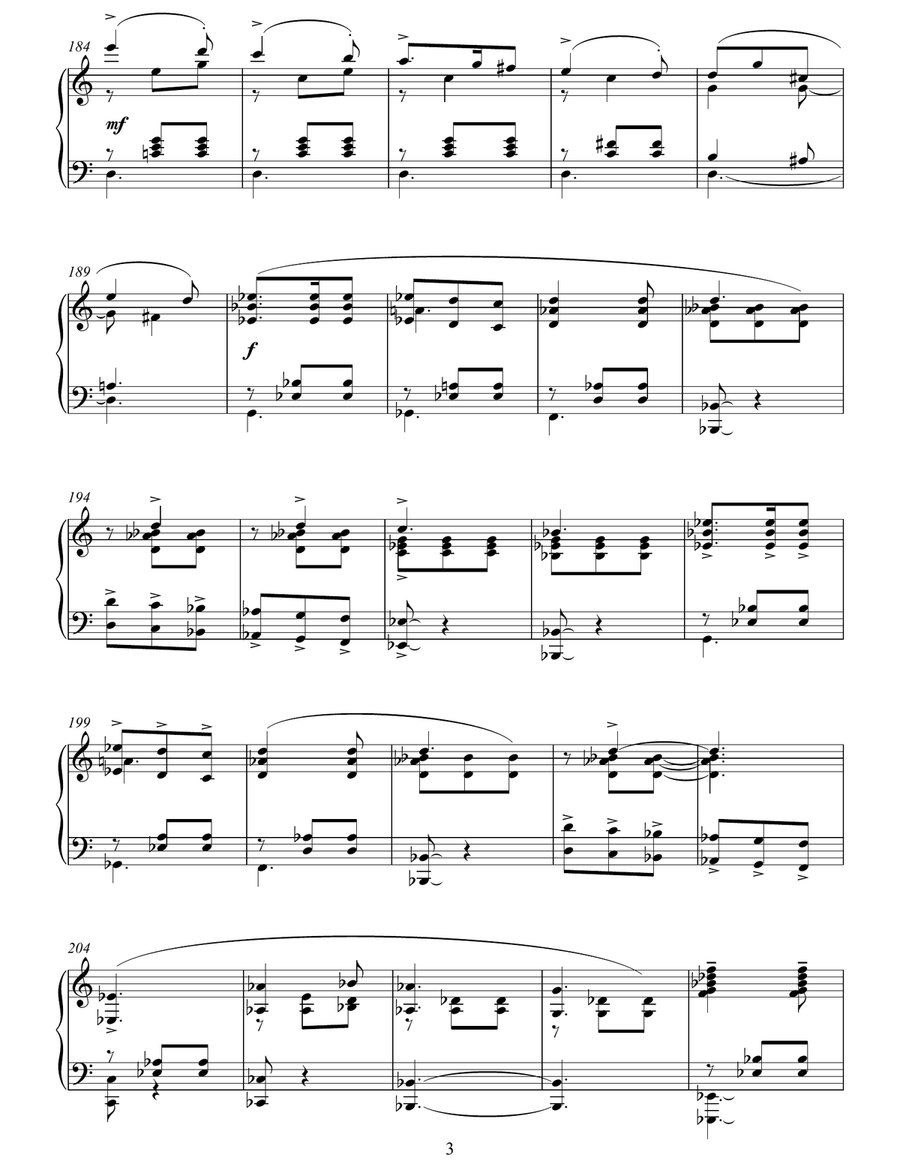 L'Histoire De Babar L'Histoire De Babar Piano Solo scores gallery preview page 3