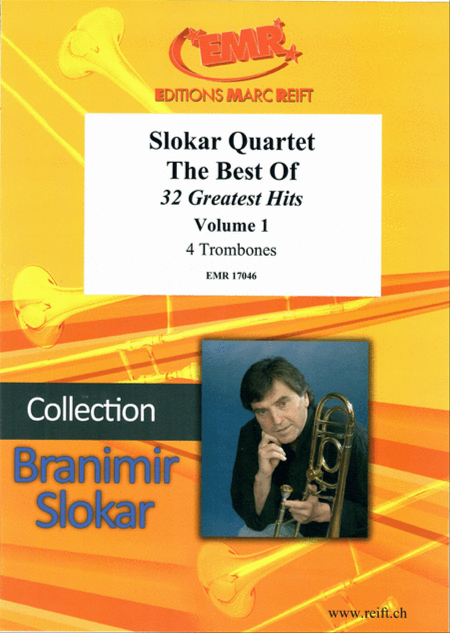 Slokar Quartet - The Best Of - 32 Greatest Hits Volume 1 Trombone Quartet scores gallery preview page 1