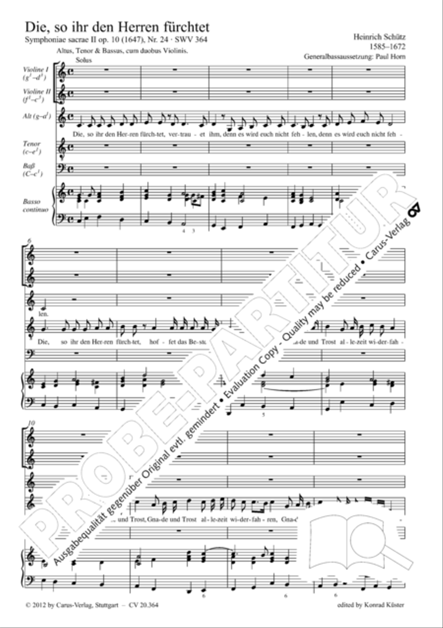 Die, so ihr den Herren furchtet ATB scores gallery preview page 2