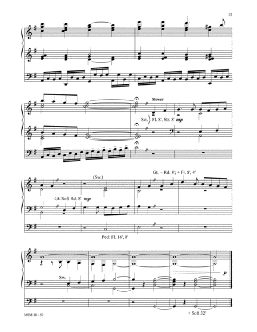 Three Christmas Preludes, Set 2 Organ scores gallery preview page 9