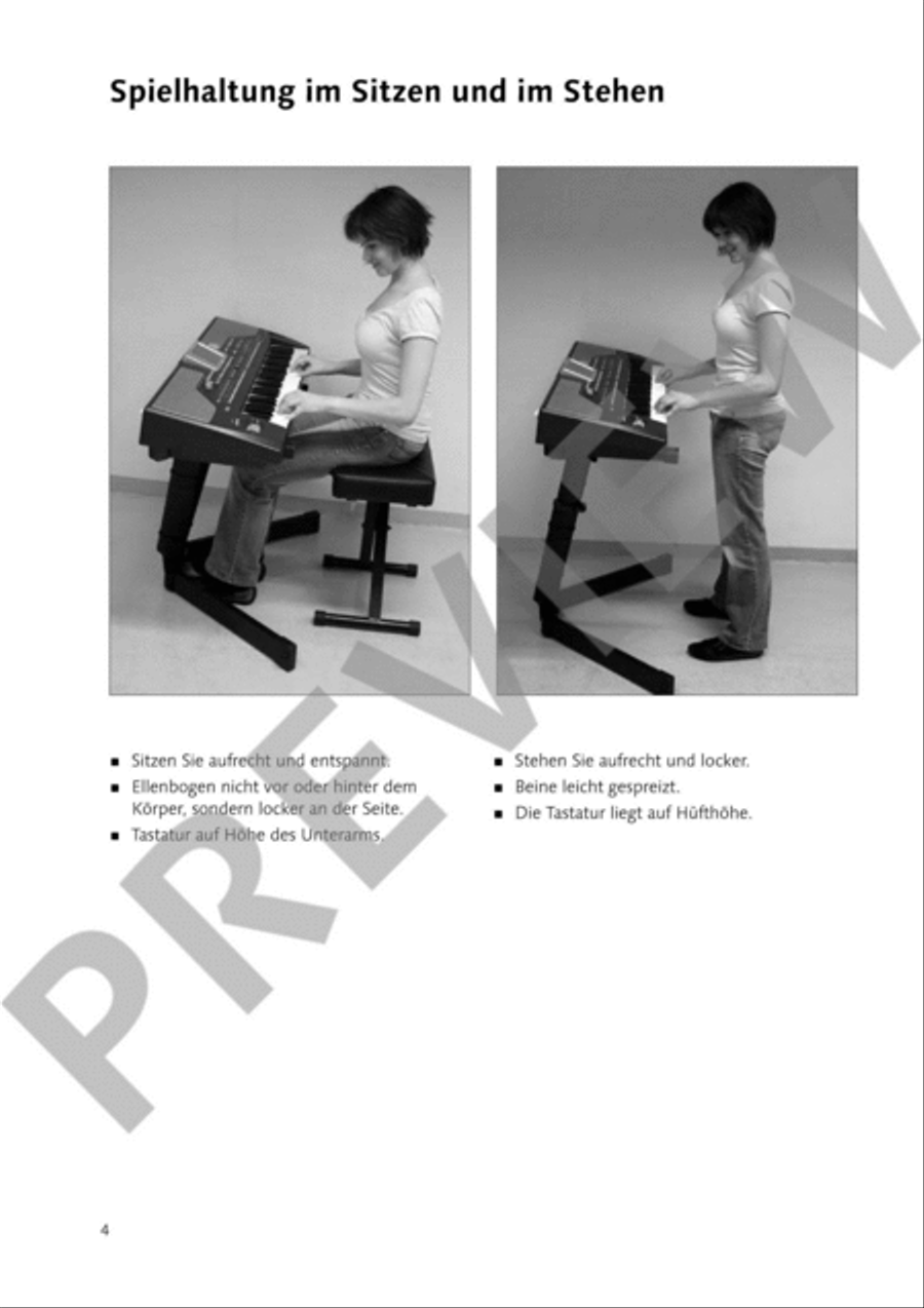 Jeder kann Keyboard Vol. 2 Piano scores gallery preview page 4