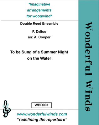 To Be Sung Of A Summer Night On The Water