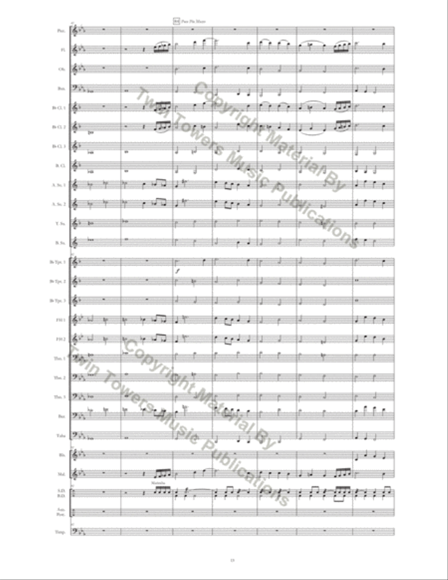 A Century of Opportunity Celebration Concert Band scores gallery preview page 15