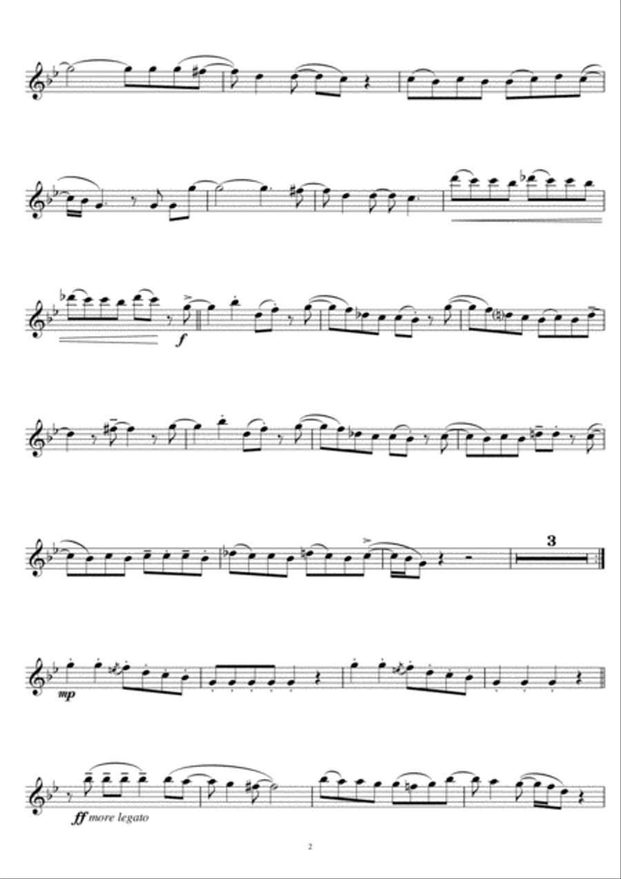 Don't Stop Movin' Flute Solo scores gallery preview page 2