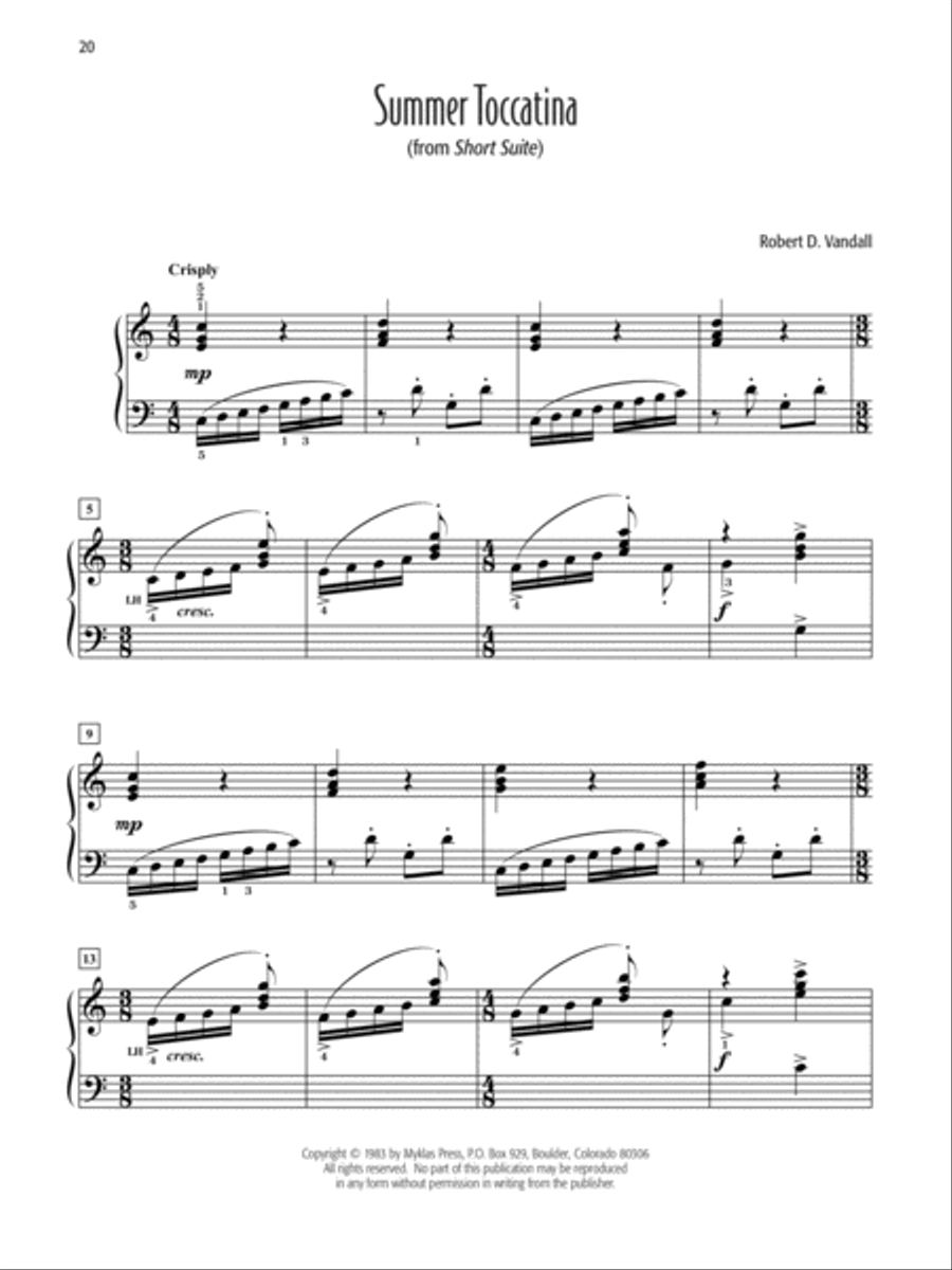 Robert D. Vandall's Favorite Solos, Book 2 Piano Solo scores gallery preview page 4