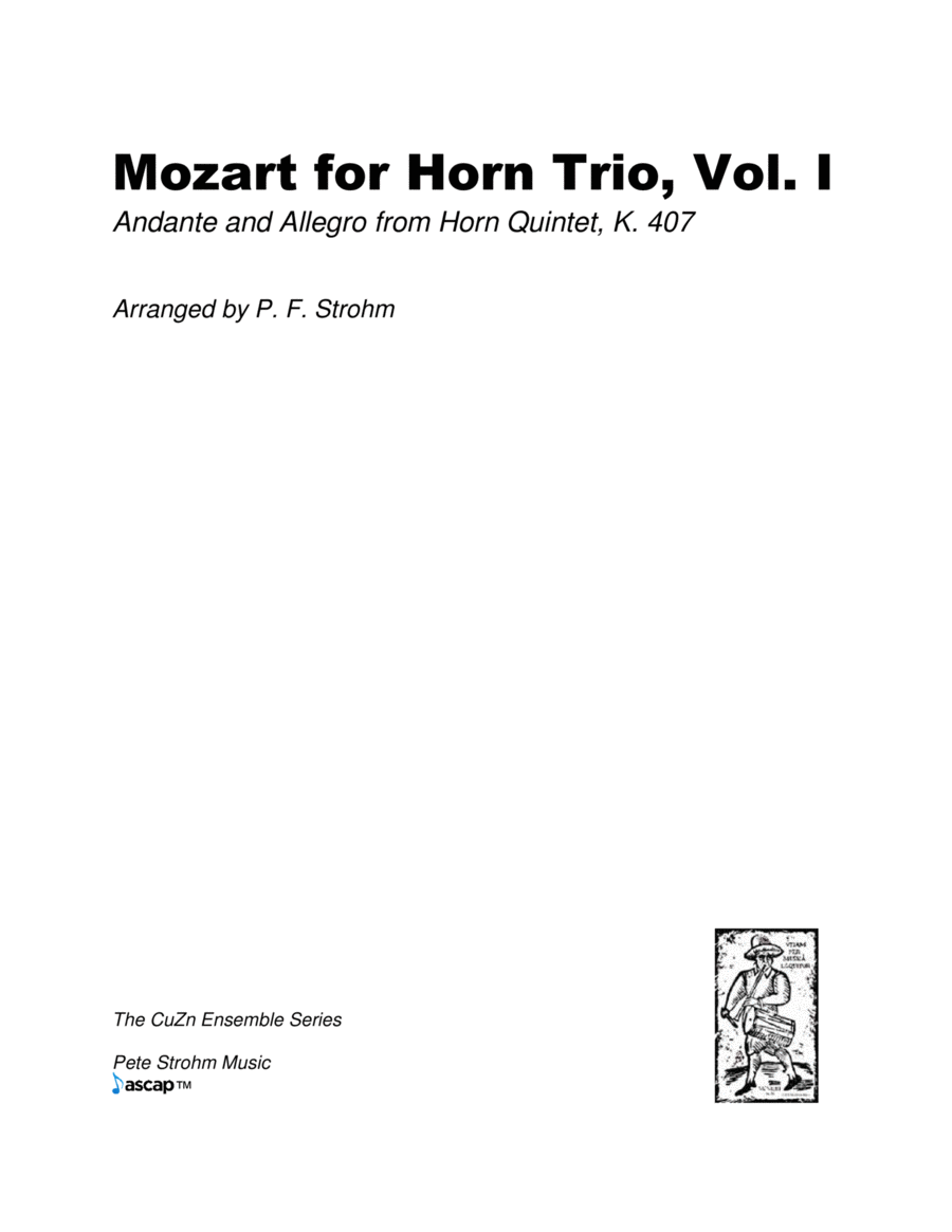 Mozart for Horn Trio, Vol. I image number null