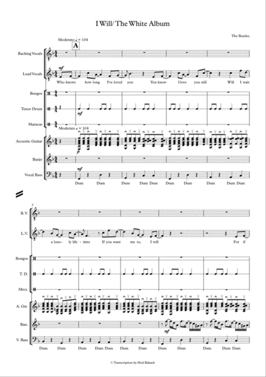 I Will Small Ensemble scores gallery preview page 1
