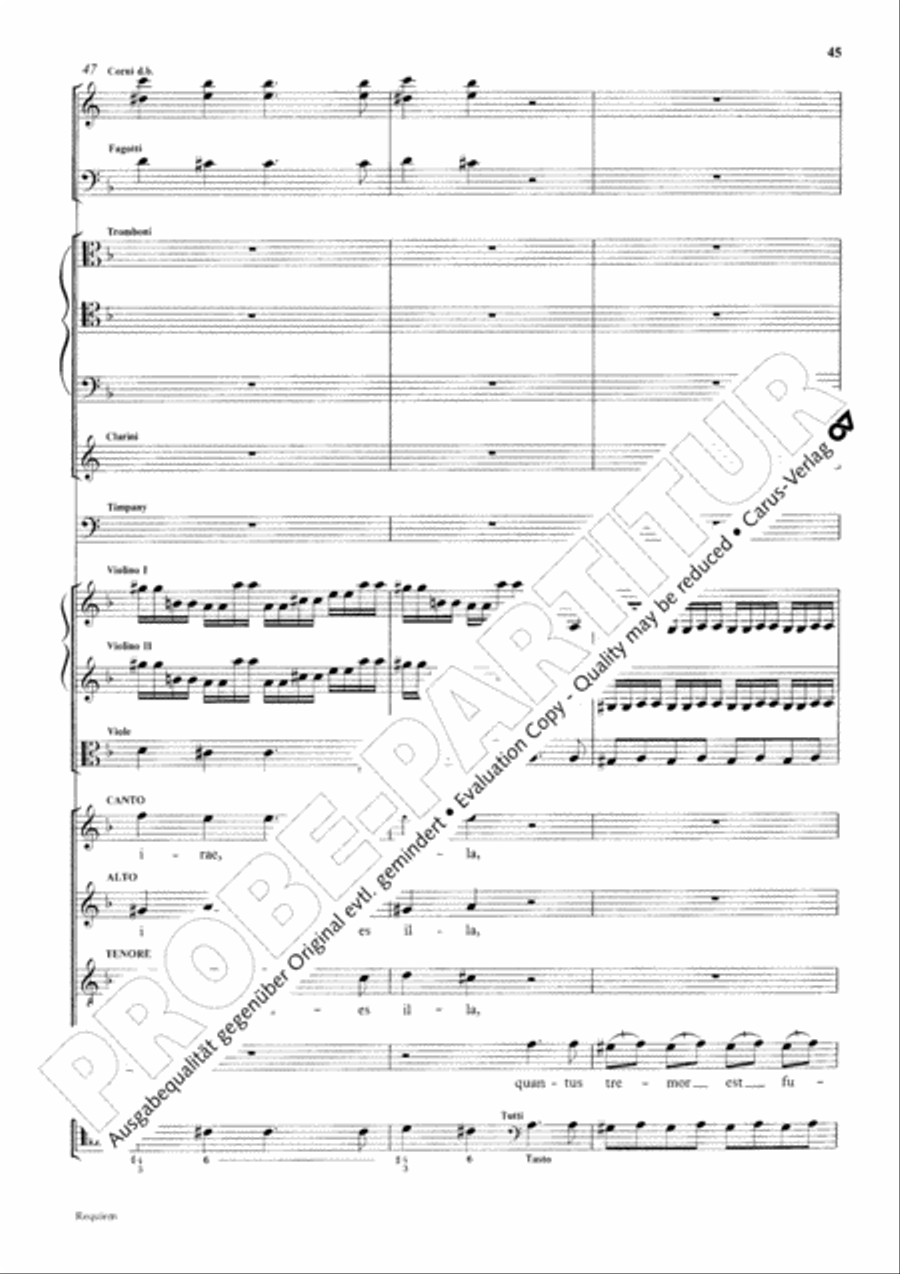 Requiem 4-Part scores gallery preview page 54