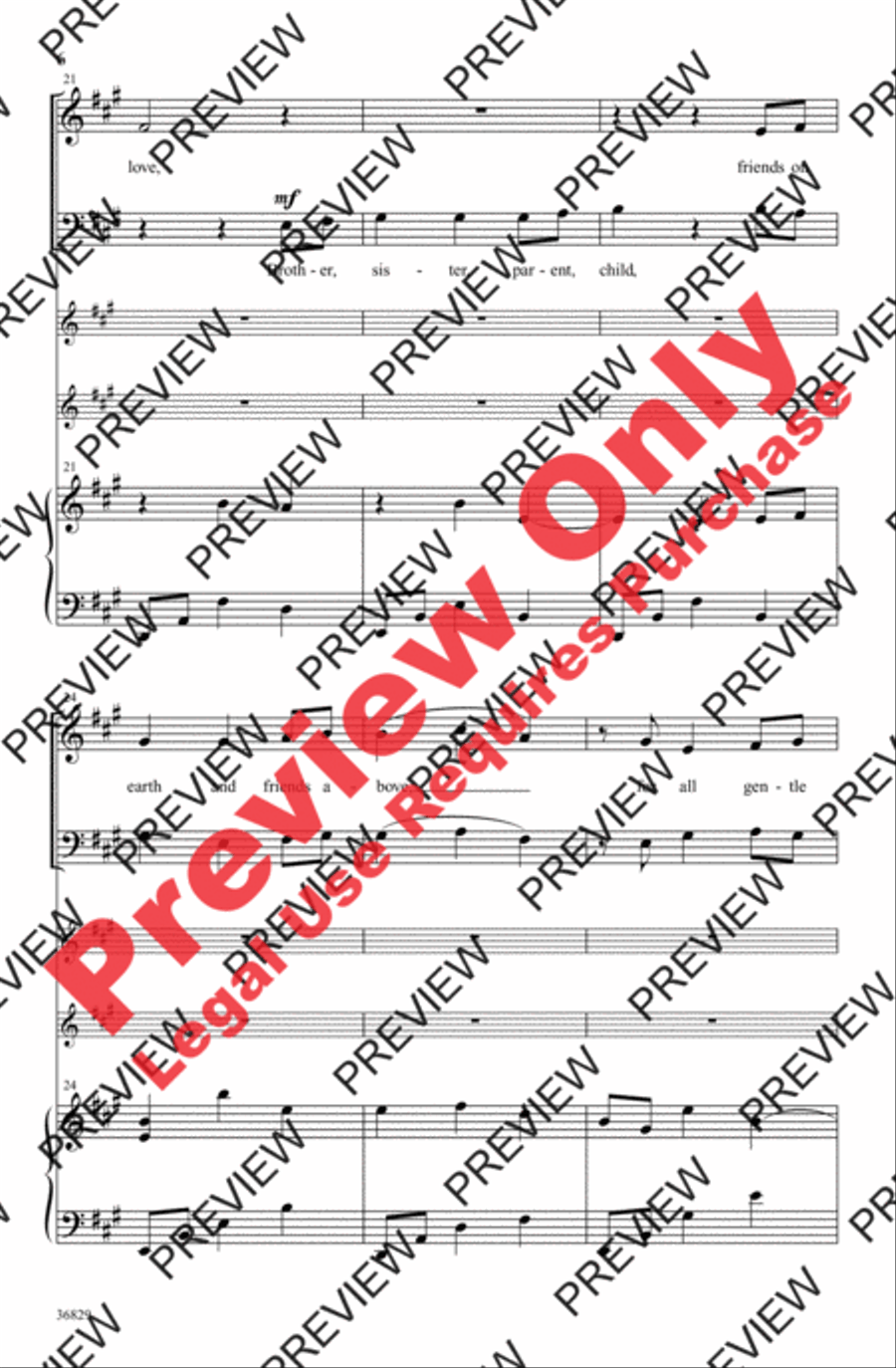 For the Beauty of the Earth 3-Part scores gallery preview page 6