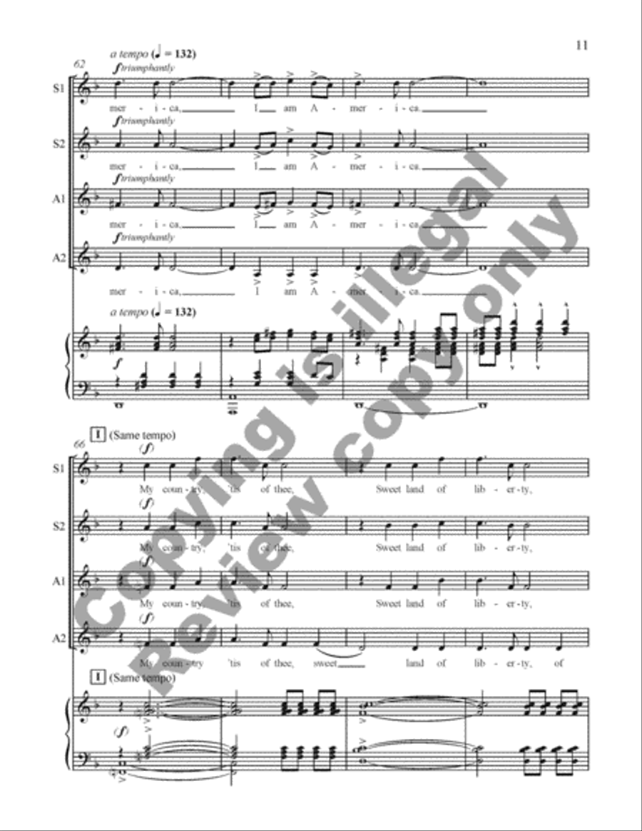 I, Too, Sing America Children's Choir scores gallery preview page 23