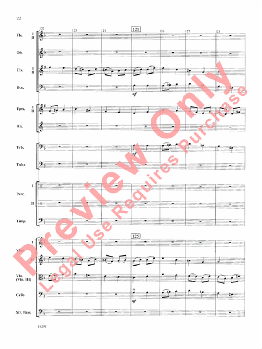 Hungarian Air and Dance Full Orchestra scores gallery preview page 23