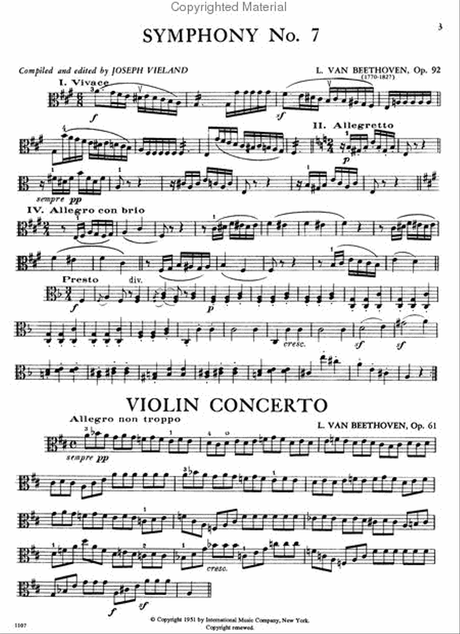 Orchestral Excerpts - Volume I Viola Solo scores gallery preview page 2
