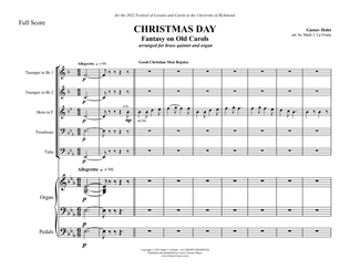 Christmas Day - Fantasy on Old Carols for Brass Quintet and Organ