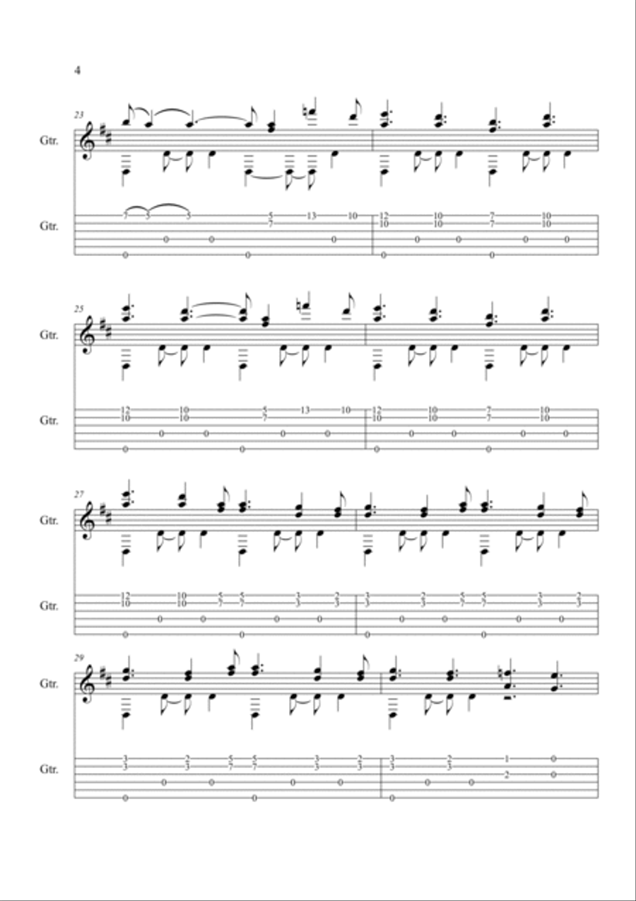 MARAINA Acoustic Guitar scores gallery preview page 5