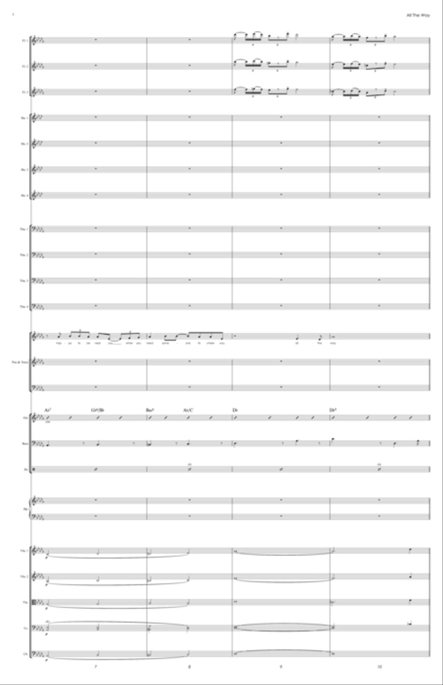 All The Way Full Orchestra scores gallery preview page 2