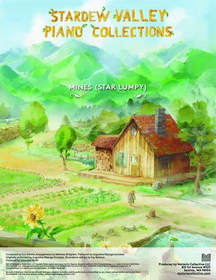 Book cover for Mines (Star Lumpy) (Stardew Valley Piano Collections)