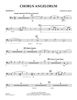 Chorus Angelorum - Trombone 2