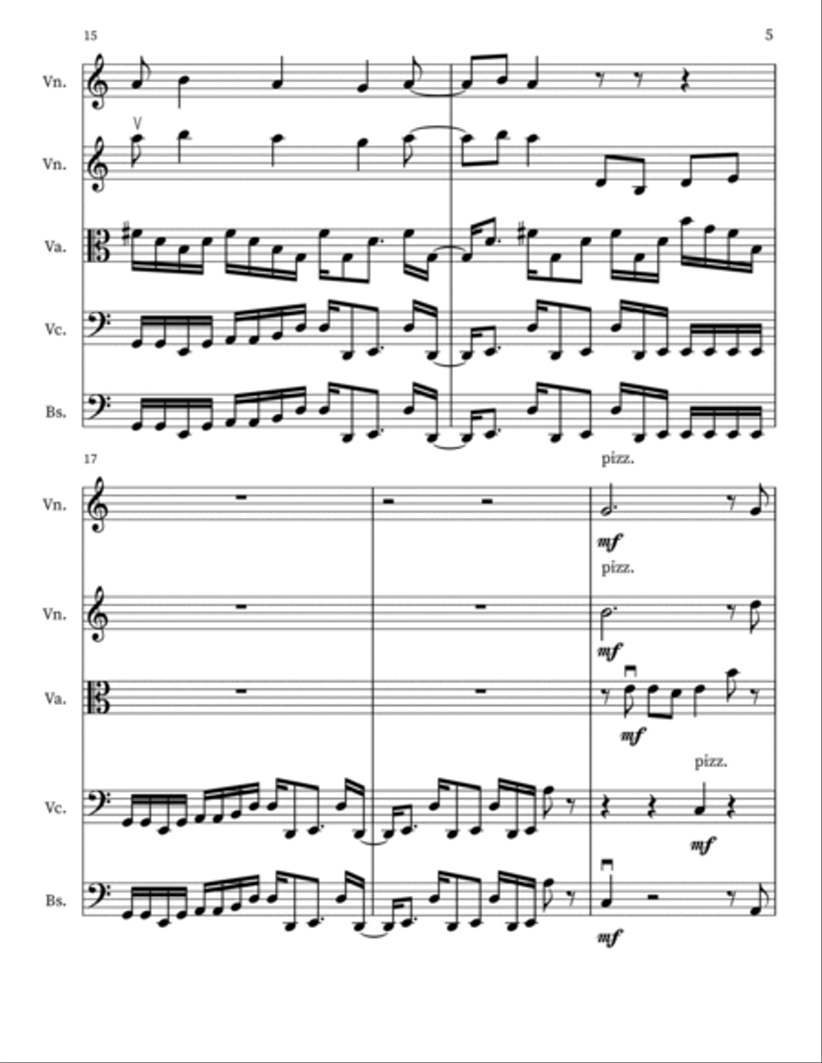 Pop Off! Pop Off! Orchestra scores gallery preview page 5