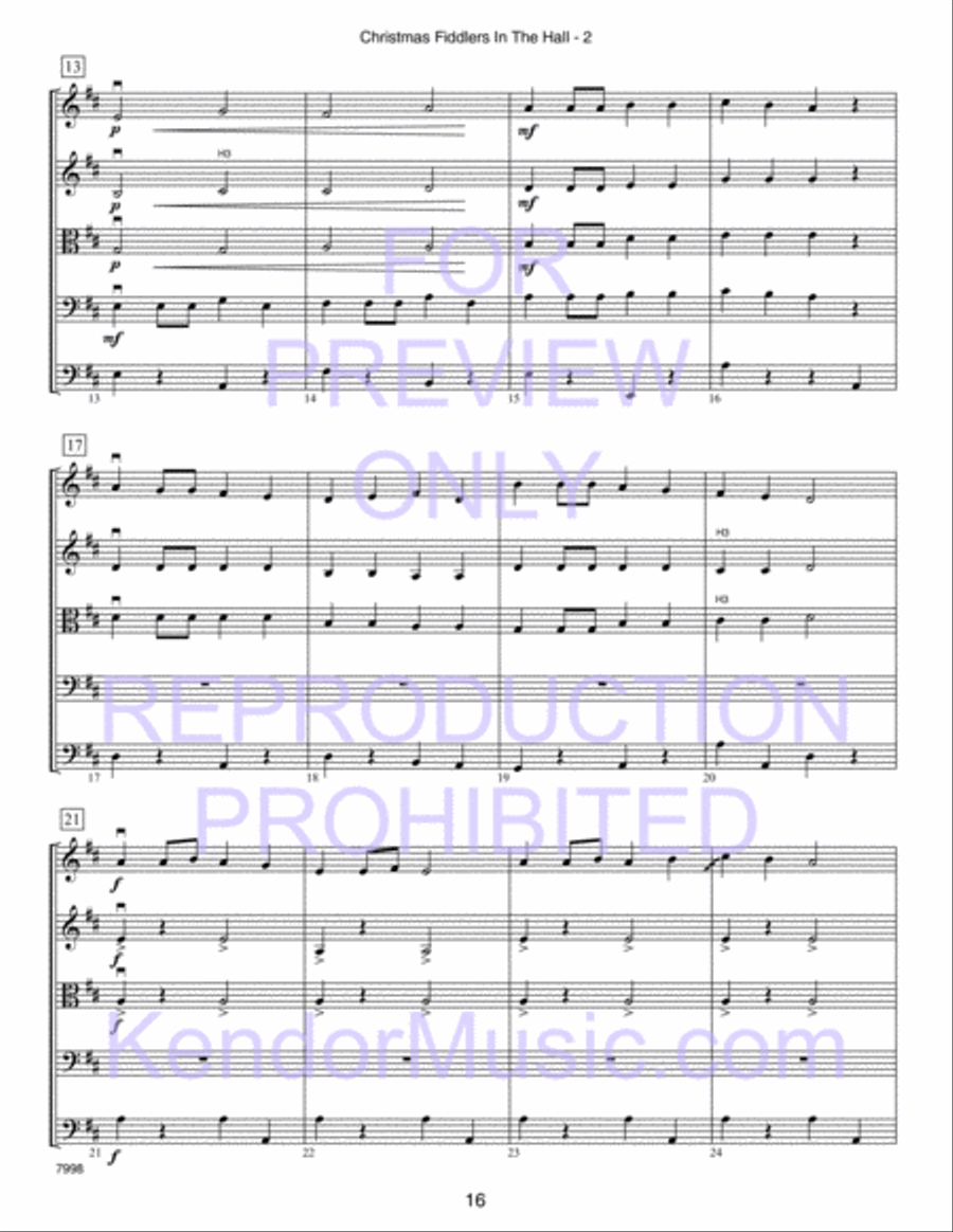 Kendor Concert Favorites, Volume 2 (Score) Score scores gallery preview page 21