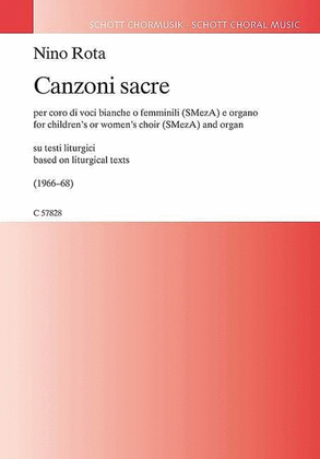 Book cover for Canzoni Sacre