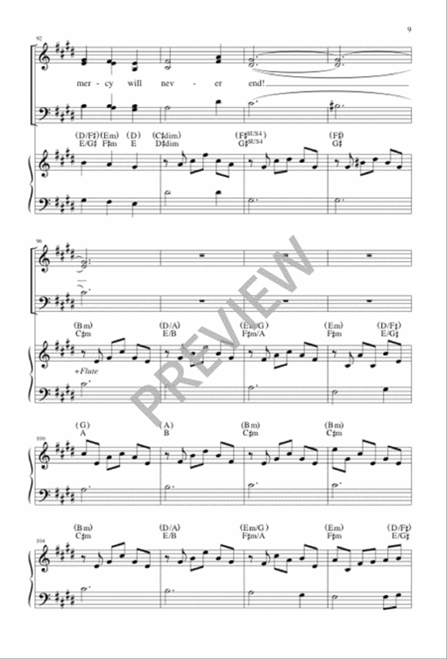 Lamentation 4-Part scores gallery preview page 8