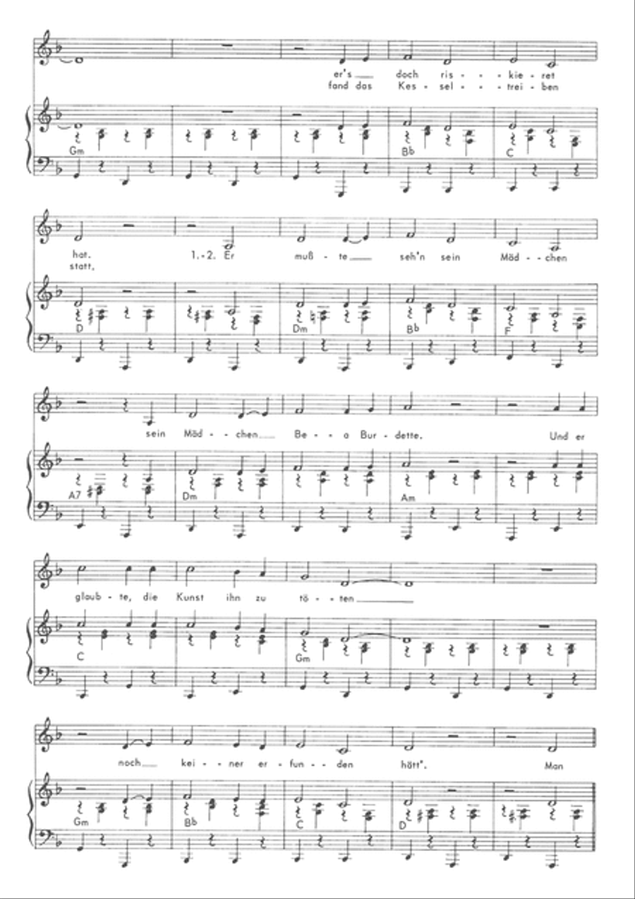 Ballade Von Johnny Ringo Voice scores gallery preview page 4