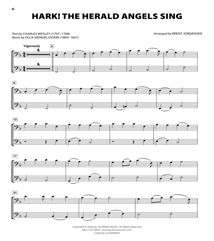 Christmas HYMN-ALONGS - BASSOON Bassoon scores gallery preview page 2