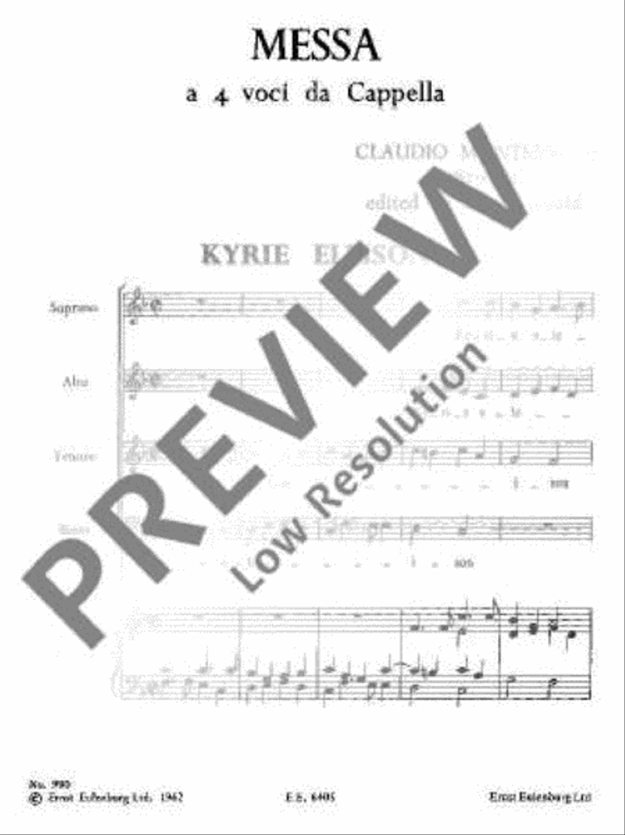 Messa Nr. II in F 4-Part scores gallery preview page 6