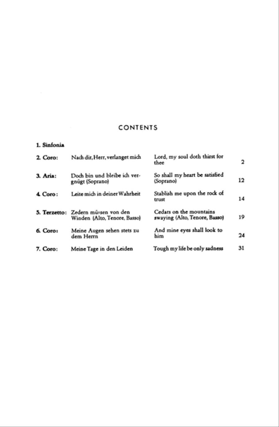 Cantata No. 150 -- Nach dir, Herr, verlanget mich 4-Part scores gallery preview page 3