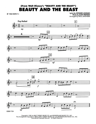 Book cover for Beauty and the Beast (arr. Paul Lavender) - Bb Trumpet 1