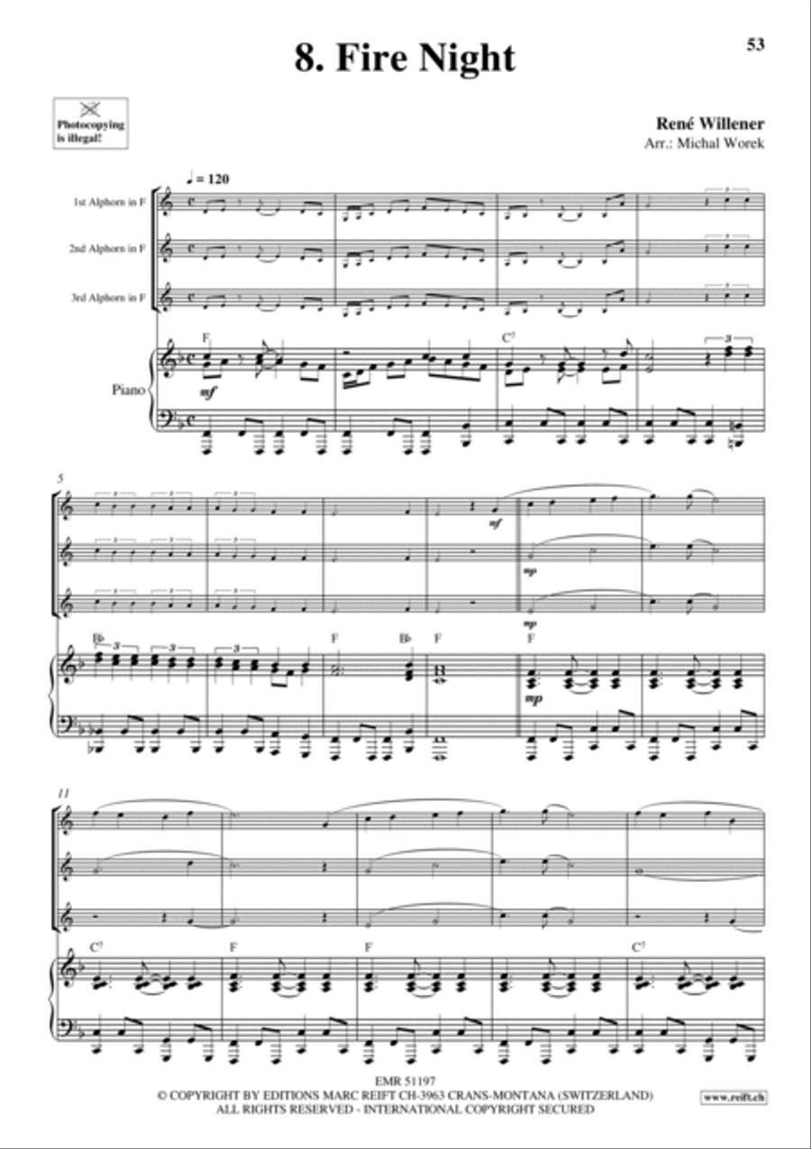 20 Alphorn Trios Volume 1 Brass Trio scores gallery preview page 17